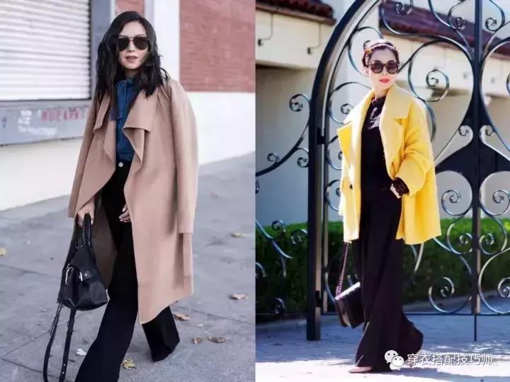 矮个子穿阔腿裤怎么搭配外套,高个子女生穿的阔腿裤秋冬款