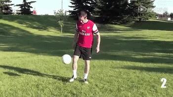 颠球十二个部位教学,颠球12法