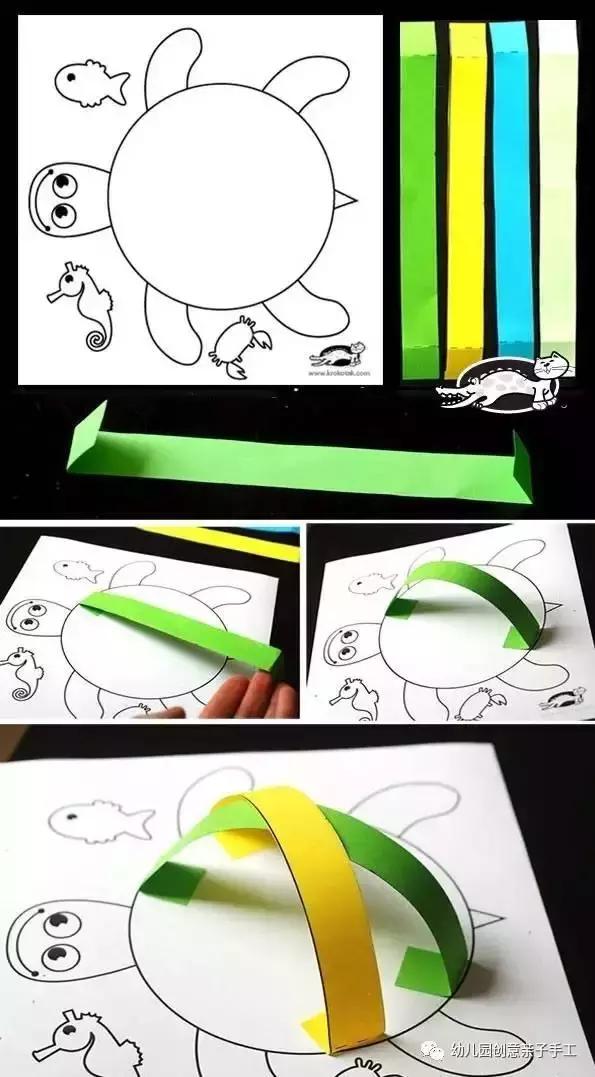 树枝卡纸做的创意手工幼儿园,卡纸手工制作小陀螺