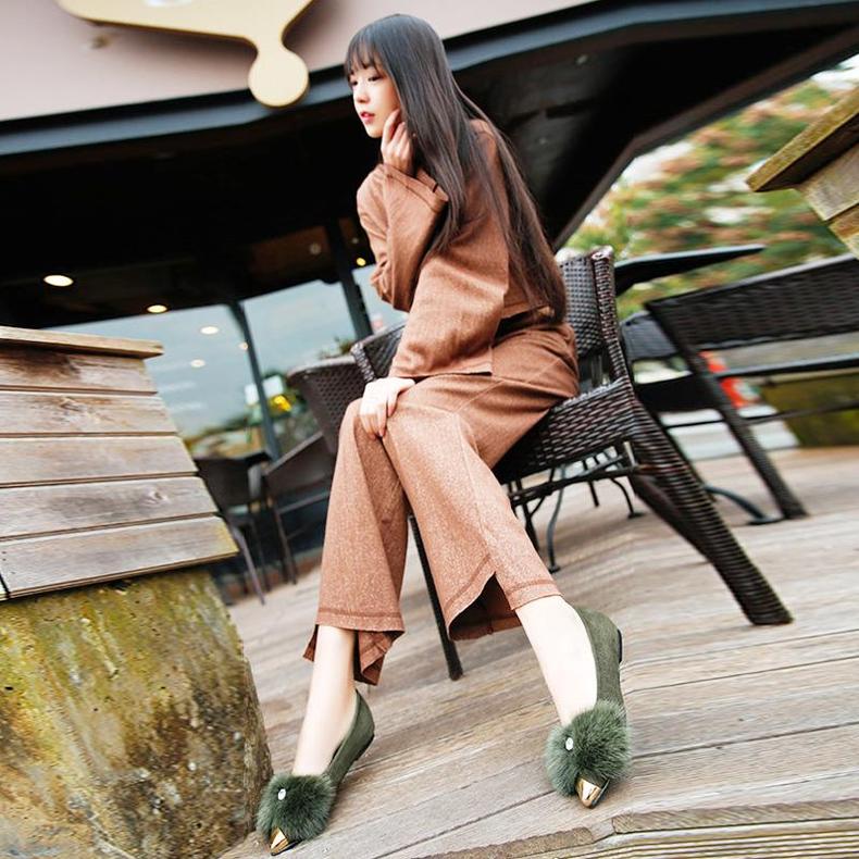 超软毛毛鞋保暖外穿,冬季必备毛毛鞋时尚百搭又保暖