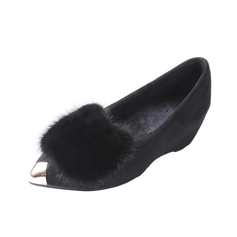 超软毛毛鞋保暖外穿,冬季必备毛毛鞋时尚百搭又保暖