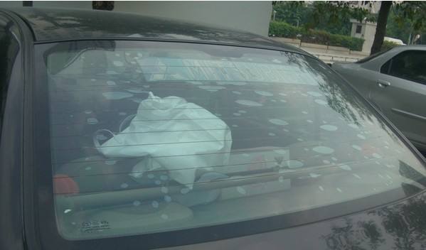 车贴膜车窗边有气泡自己怎么处理,车贴膜有小白点气泡正常吗