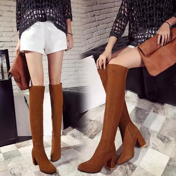 冬天腿型不好看身材穿搭,大粗腿如何选择靴子