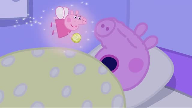 小猪佩奇第22集牙仙子,陪小孩儿看小猪佩奇