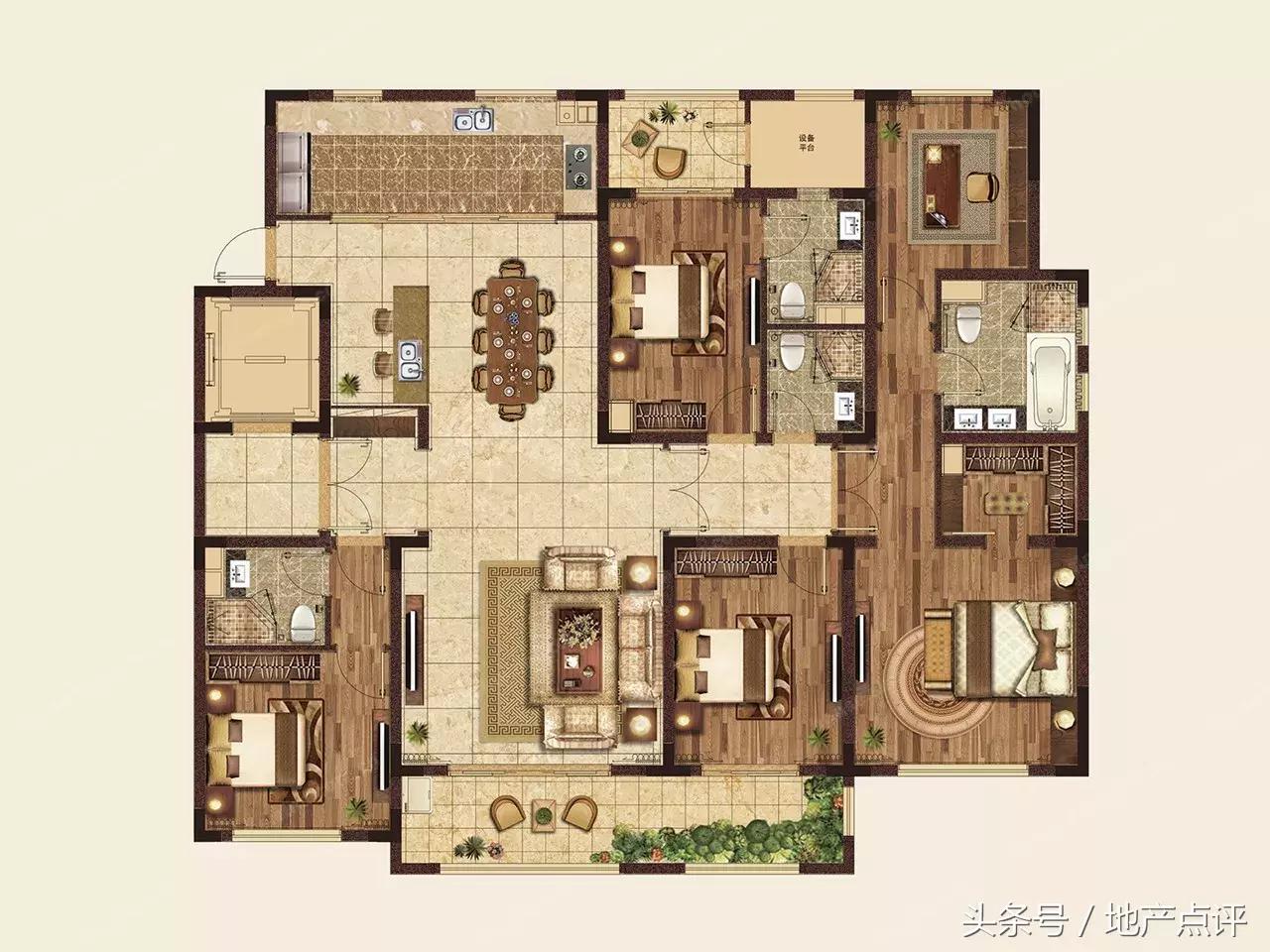 开间10.6米进深8.5米,开间10.6米进深10.5米一层