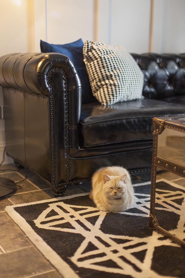 172平米新家美式混搭风格很温馨 (72平米美式全屋定制家具)