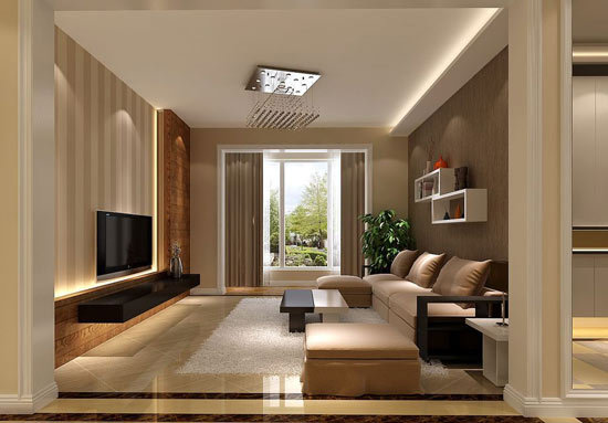 最流行电视背景墙装饰风格效果图,实用好看电视背景墙装修效果图