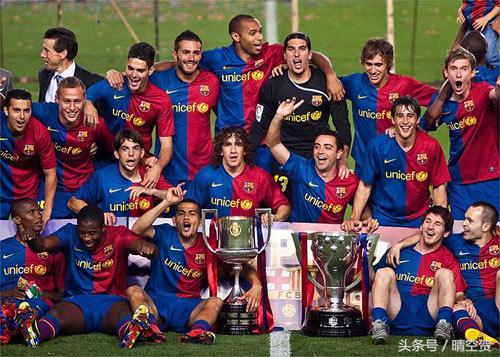 2009年巴塞罗那,巴塞罗那6冠王阵容名单