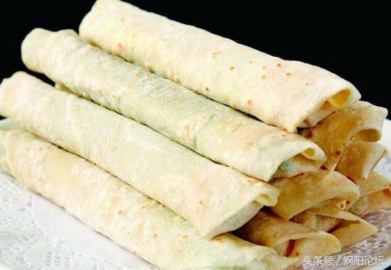 学习涡阳小吃卷馍,涡阳烙馍