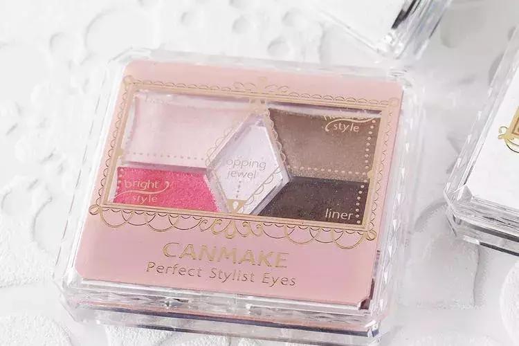 canmake八色眼影测评,canmake完美眼影测评