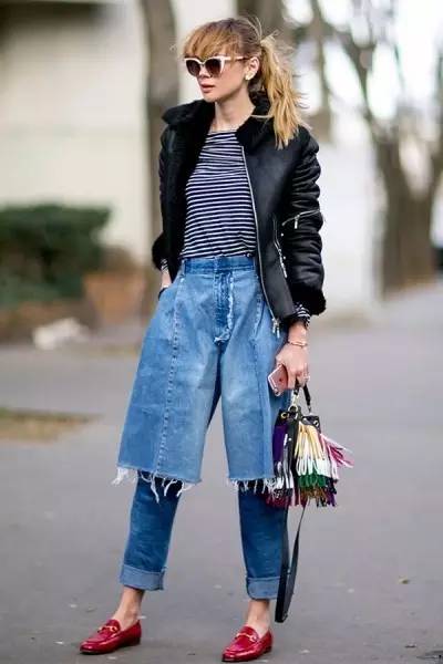 看不出腿型的牛仔裤,看起来腿不肥的牛仔裤