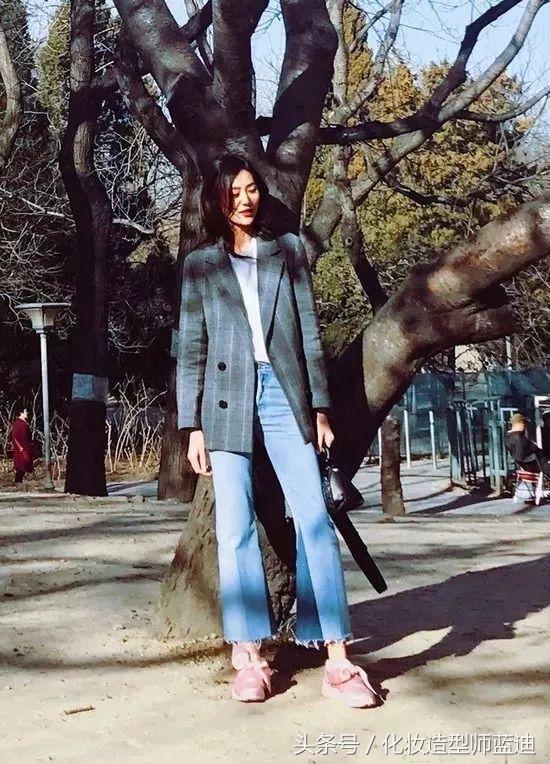 刘雯同款老爹裤,刘雯同款神仙裤