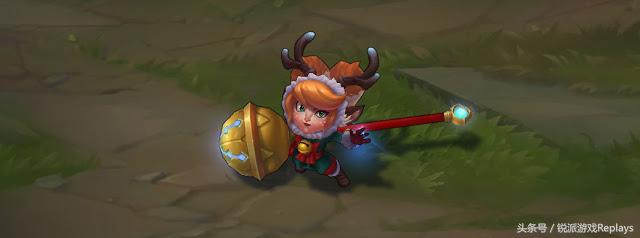 英雄联盟金克丝情人节皮肤视频,冰雪圣诞金克丝