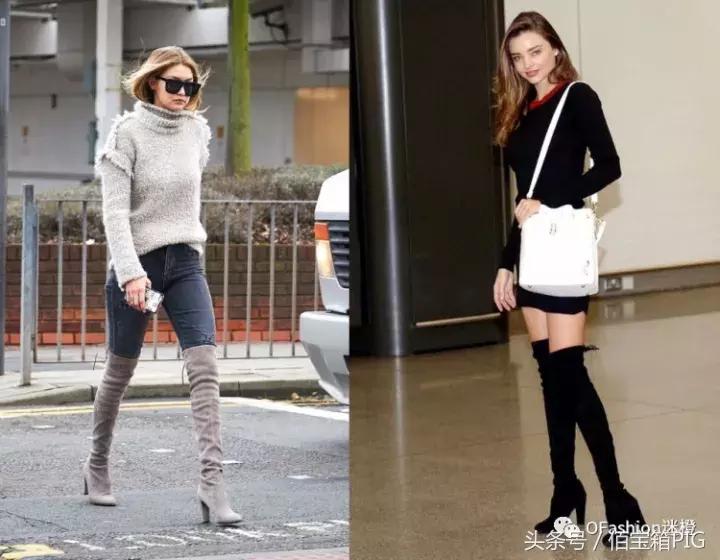 冬天又潮又保暖秒杀你的长靴,冬季过膝长靴很多人都喜欢