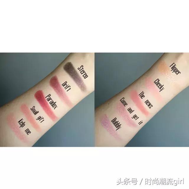 8款热门眼影推荐及眼妆试色,2020最流行大牌眼影盘