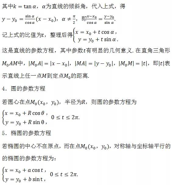 高中数学必背的公式大全集,学霸整理高中数学公式大全精编