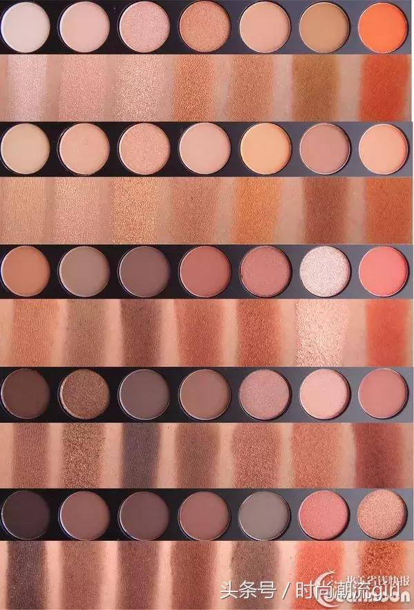 8款热门眼影推荐及眼妆试色,2020最流行大牌眼影盘