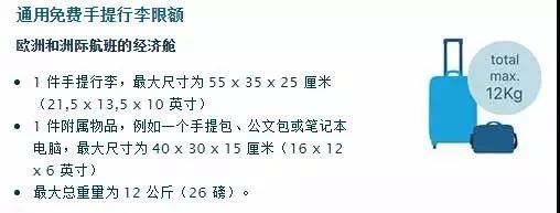 各航司对行李的规定是怎样的,航司行李规定超重怎样收费