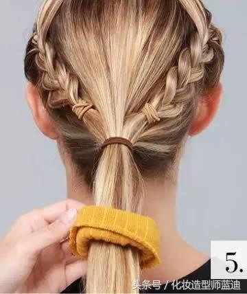 让长发变短发简单扎起来,夏天长发怎么剪好看又不想剪短