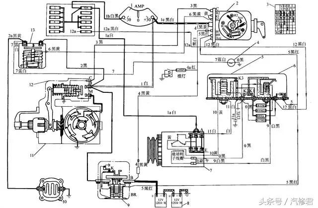 汽车电路基本知识书籍,汽车喇叭控制电路工作原理