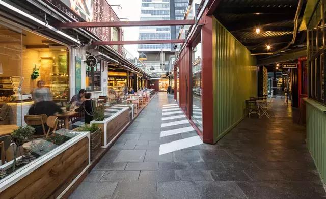 集装箱建筑商业街,创意集装箱建筑