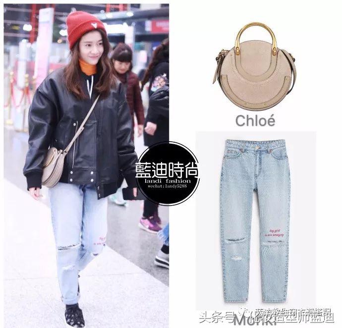 明星同款滑雪服古力娜扎,明星穿搭只服古力娜扎