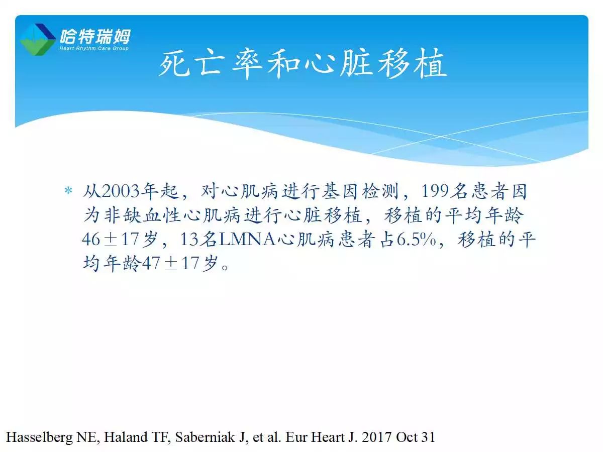 「心声」ESC最新在线发表—LaminA/C（核层蛋白A/C）心肌病