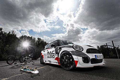 miniclubman改装复古,miniclubman改装顶箱