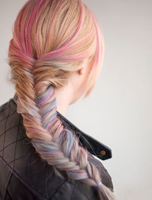 12-15岁大童编发鱼尾辫,简单时尚的鱼尾辫编发