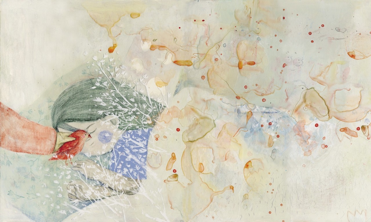 明明可以靠颜值却偏偏靠才华画画,明明能靠颜值非要靠画画