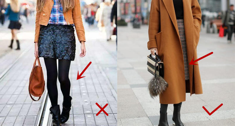 女生常见的10种错误穿搭,秋冬女士穿法