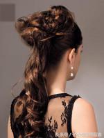 简单长卷发半扎发教程,简单易学长卷发教程