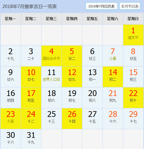 2018搬家住新房吉日,搬新房最好是几月搬家吉日