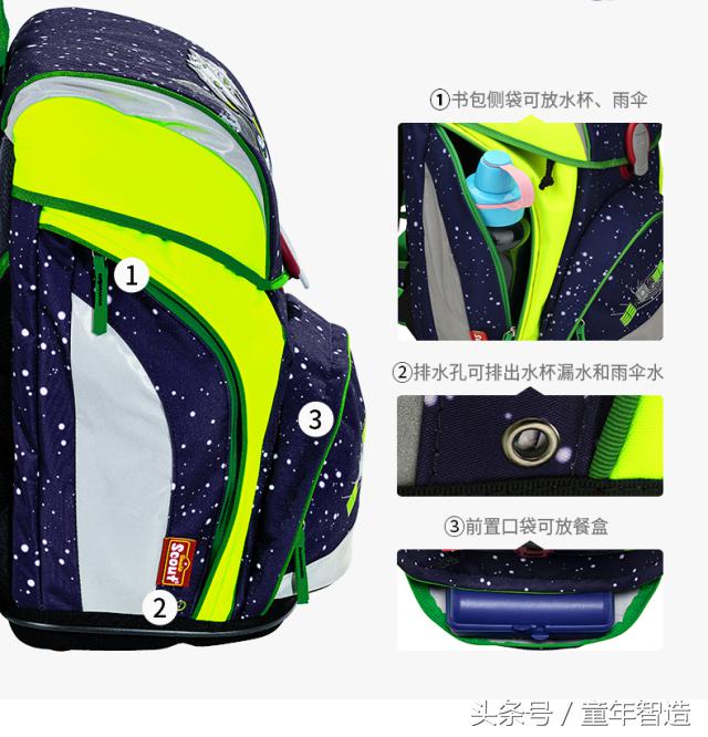 德国Scout书包！不压弯孩子脊椎的书包才是真正的好书包！