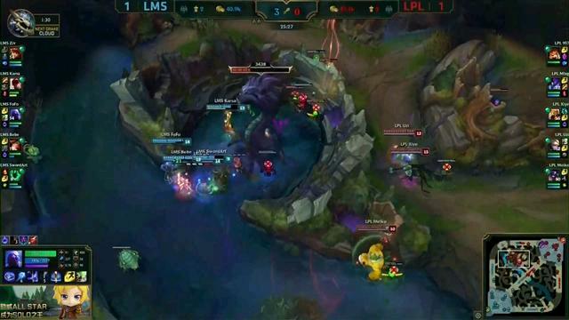 LOLAllstar从2013年到今天，从若风PDD厂长到957UZI，终于等到你