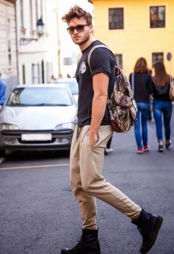 好看能穿不臃肿的双肩包男潮,防水双肩背包时髦又实用