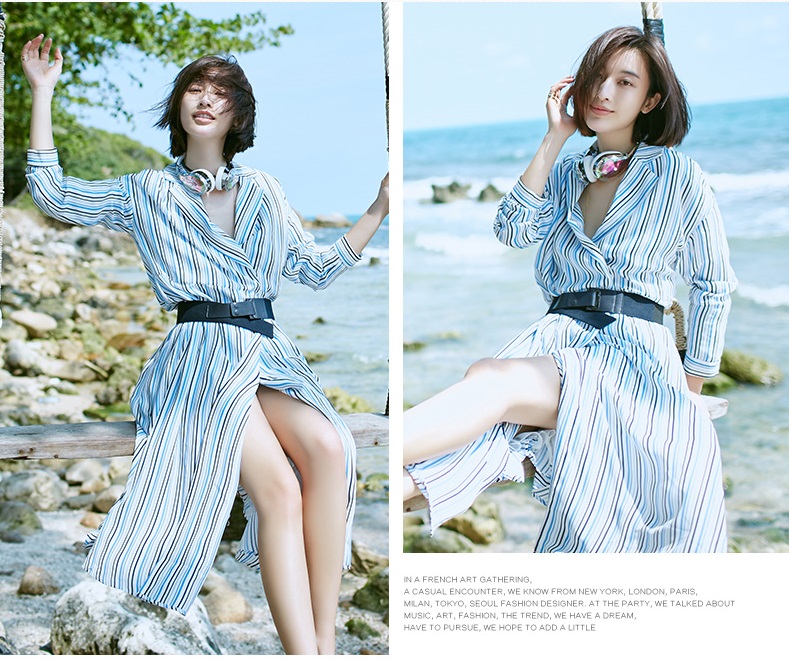 一件衬衫就让你美翻了整个春天,一件衬衫和一条裙子