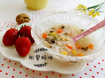 宝宝辅食8个月食谱粥,儿童营养补脑增强记忆力粥