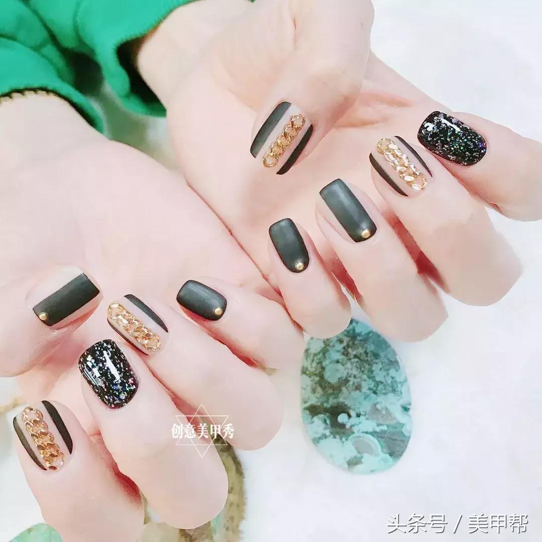 好看的美甲图片2021网红爆款美甲,2017年8种爆款美甲你做过几种