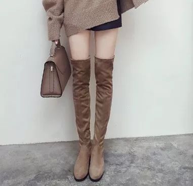 过膝的高筒靴老往下滑用什么办法,长筒靴靴筒老是往下掉怎么弄