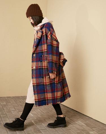 穿彩格大衣，不做佛系中年人