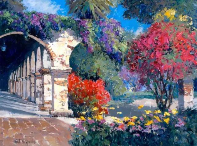 十大惊艳的风景油画,十大惊艳风景的油画