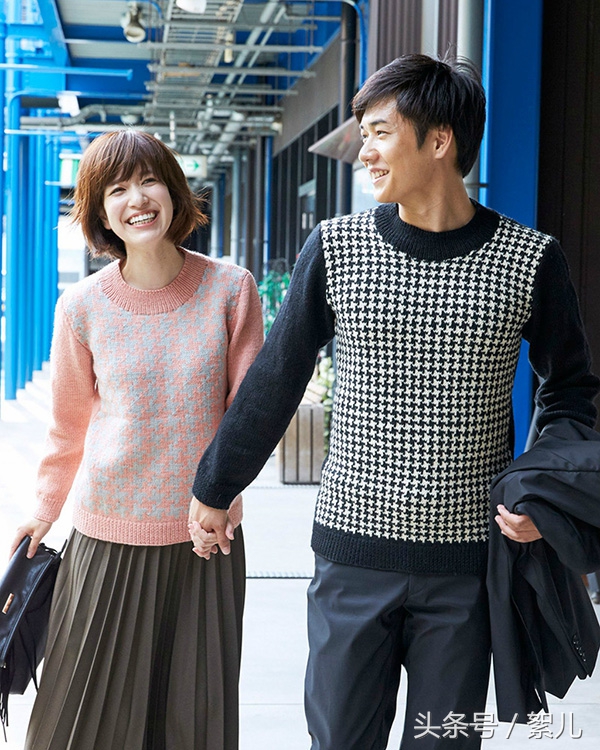 热门法式复古千鸟格毛衣,永远经典的毛衣