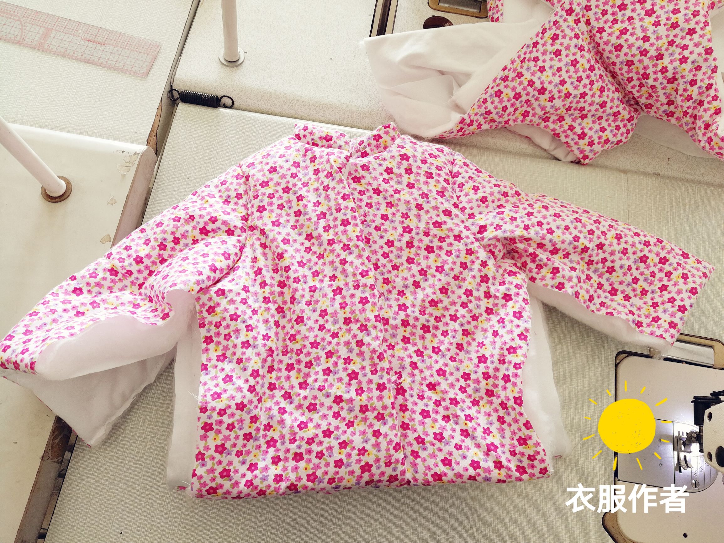 宝宝超可爱棉衣棉裤,婴儿连体棉裤皮半成品