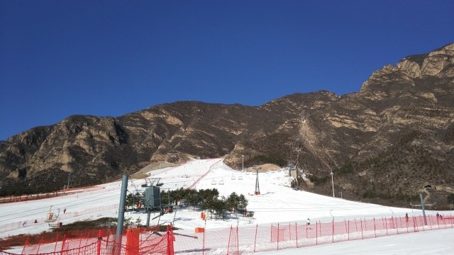 北京石京龙滑雪场全景,北京万科石京龙滑雪场怎么去