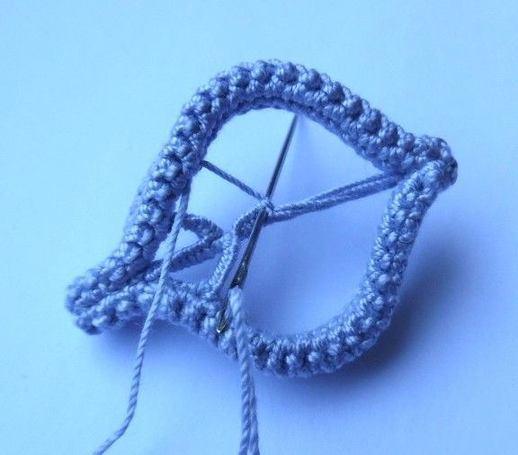 爱尔兰蕾丝钩编项链系列教程之大叶