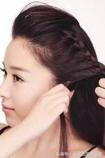 发型这样扎更是高级时尚了,气质款发型扎出去回头率百分百