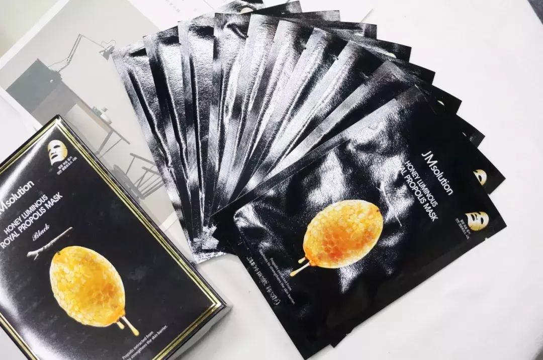 韩国补水面膜,韩国黑色补水三部曲面膜