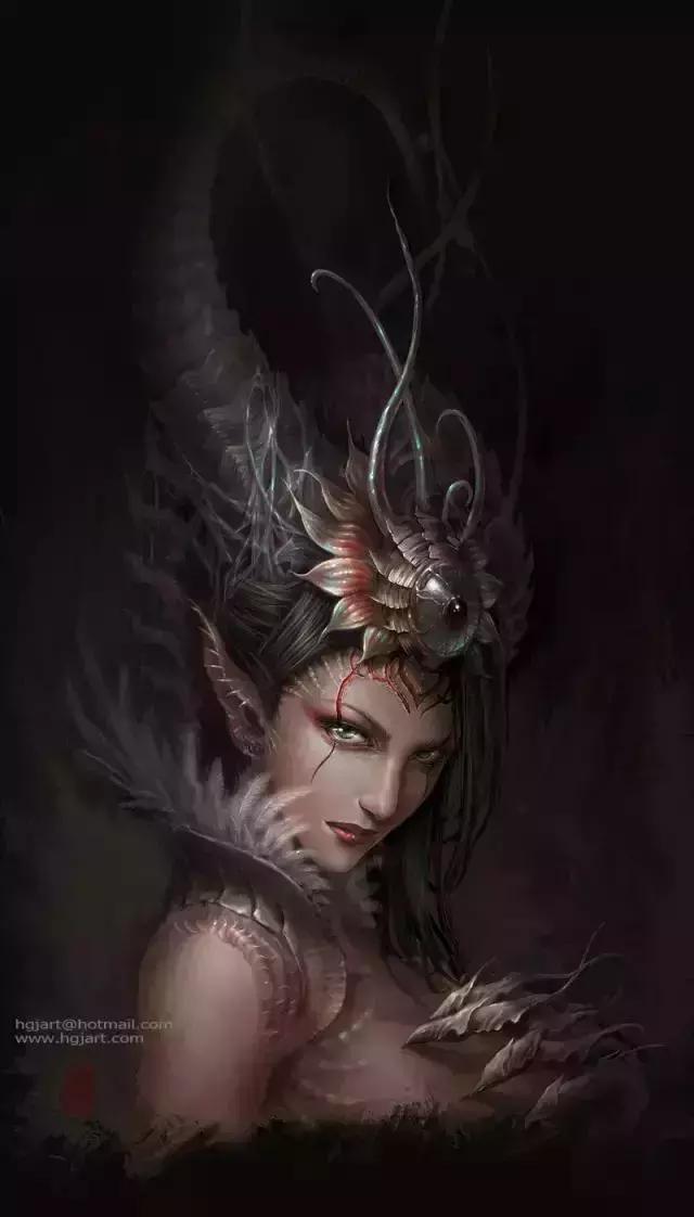 又是一位可以靠脸吃饭，却为画画抛弃铁饭碗，终成CG界的大神！