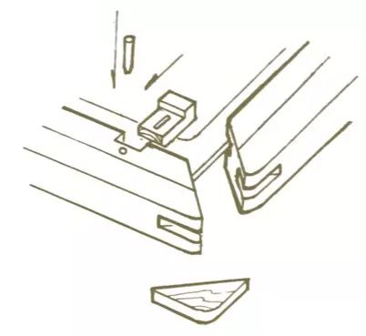 榫卯结构手绘线稿,古代家具手绘线稿
